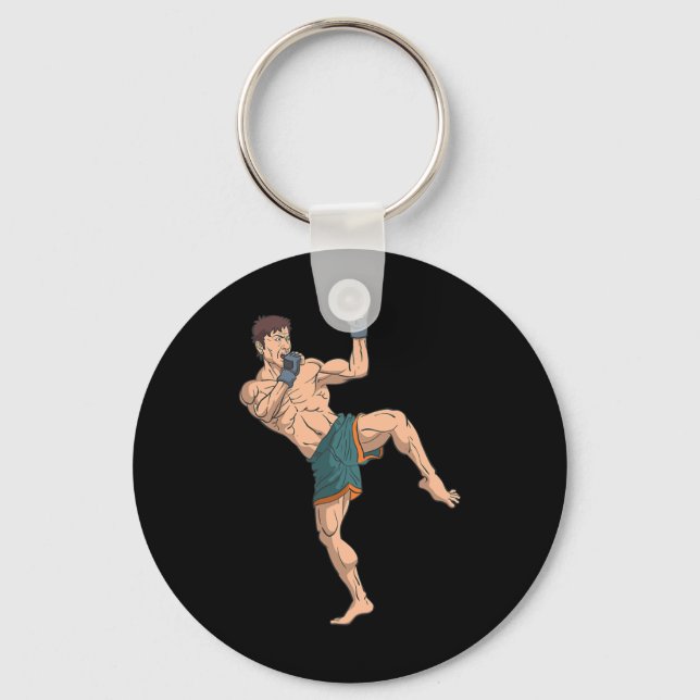 Chaveiro Kickboxer se prepara para atacar  (Frente)