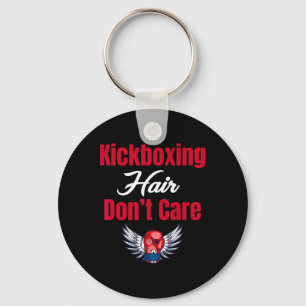 Chaveiro Kickboxing Cabelo Não Liga Funny Artes Marciais Ji