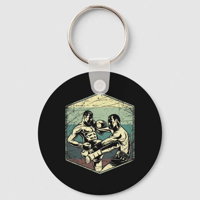 Chaveiro Kickboxing da Tailândia Muay Thai  (Frente)