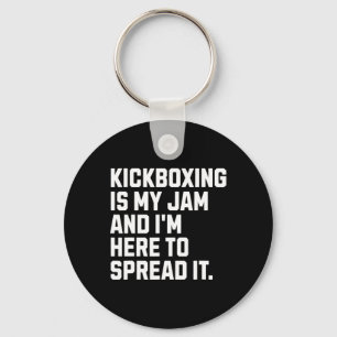 Chaveiro Kickboxing É Minha Paixão Kickboxer Engraçado Arte