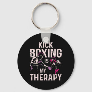 Chaveiro Kickboxing É Minha Terapia Kick Boxing Divertido