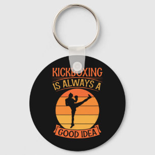 Chaveiro Kickboxing é sempre uma boa ideia divertido vintag
