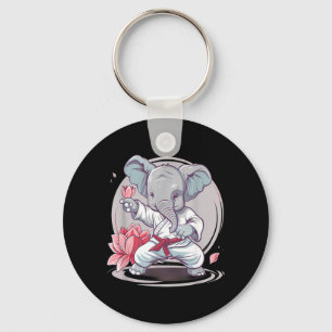 Chaveiro Kickboxing Elefante Karatê Taekwondo Jiu-Jitsu MMA