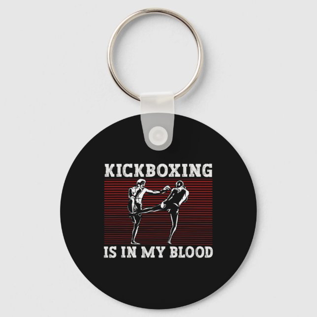 Chaveiro Kickboxing Está No Meu Sangue Kickboxer (Frente)
