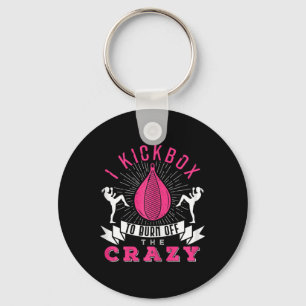 Chaveiro Kickboxing Feminino Eu Acertaria Aquele Boxer de K