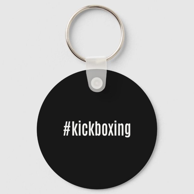 Chaveiro #kickboxing Hashtag  (Frente)
