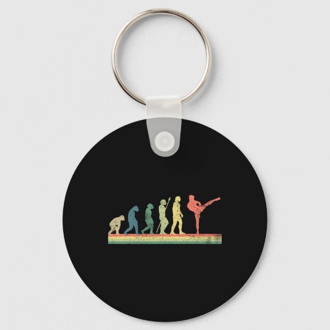 Chaveiro Kickboxing Kickboxer Retro Antigo  (Frente)