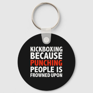 Chaveiro Kickboxing porque socar as pessoas é mal visto
