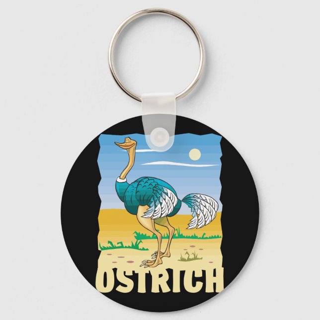 Chaveiro Kid Friendly Ostrich (Frente)