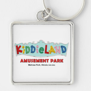 Chaveiro Kiddieland Melrose Park, IL, Sinal de Texto