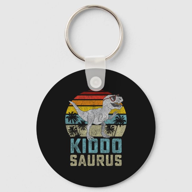 Chaveiro Kiddosaurus T Rex Dinosaur Kiddo Saurus Family Mat (Frente)