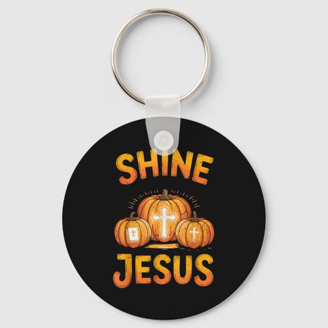 Chaveiro Kids Shine With The Light Of Jesus Funny Christian (Frente)