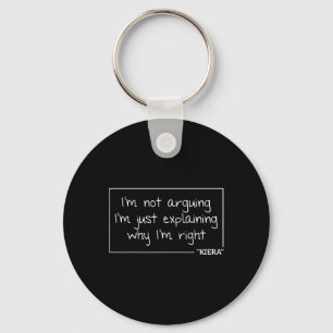 Chaveiro Kiera Gift Citação Personalizada Nome Engraçado An