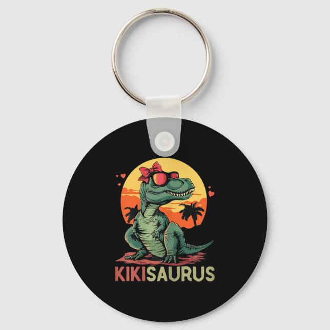 Chaveiro Kikisaurus Dino Dinosaur Kiki-saurus T-rex Mother' (Frente)