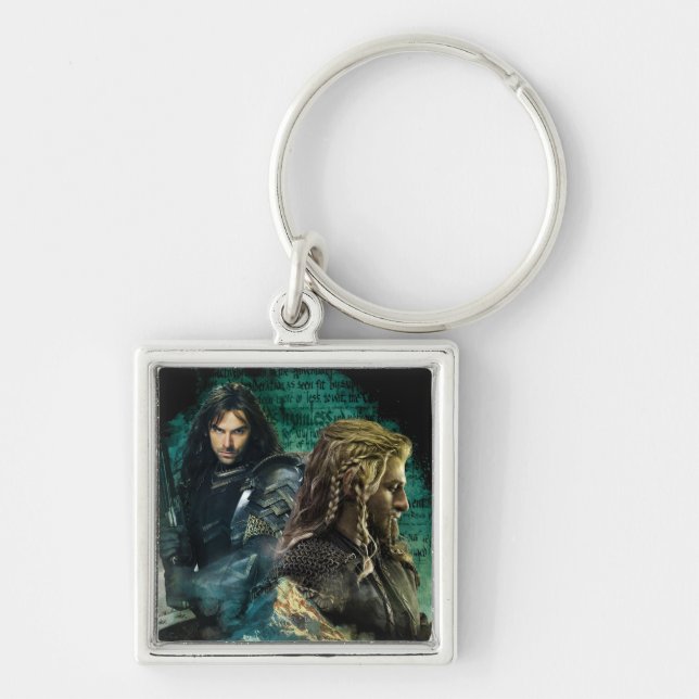 Chaveiro Kili & Fili sobre Erebor (Frente)