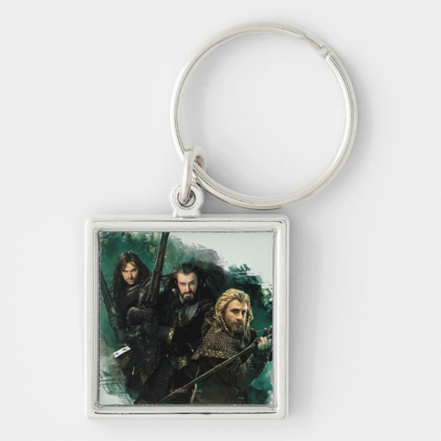 Chaveiro Kili, THORIN OAKENSHIELD™, & Fili Graphic (Frente)