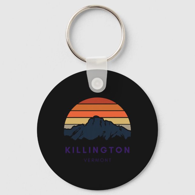 Chaveiro Killington Vermont Skiing Snowboard Hikers Gift (Frente)