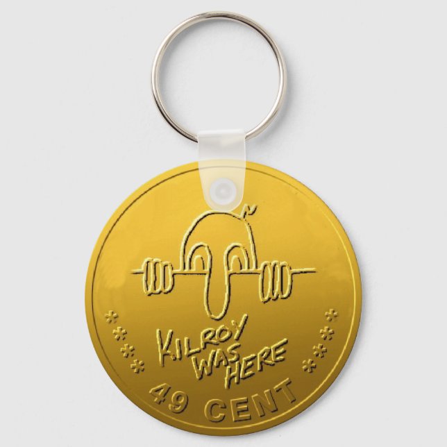 Chaveiro Kilroy Estava Aqui (Frente)