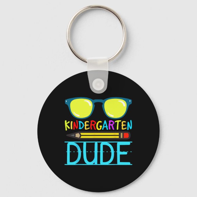 Chaveiro Kindergarten Dude Fun First Day Ck To School Stude (Frente)