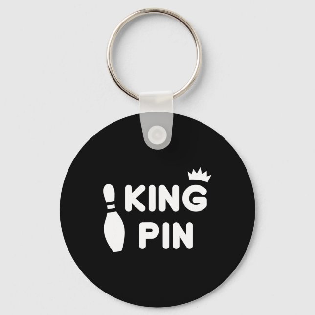 Chaveiro King Pin Boliche Engraçado Casais Cuecas Liga de B (Frente)