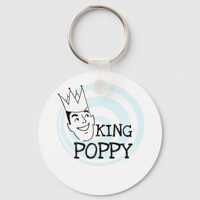 Chaveiro King Poppy T-shirts e Gifts (Frente)