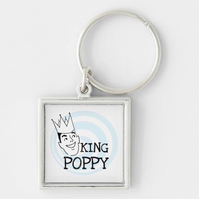 Chaveiro King Poppy T-shirts e Gifts (Frente)