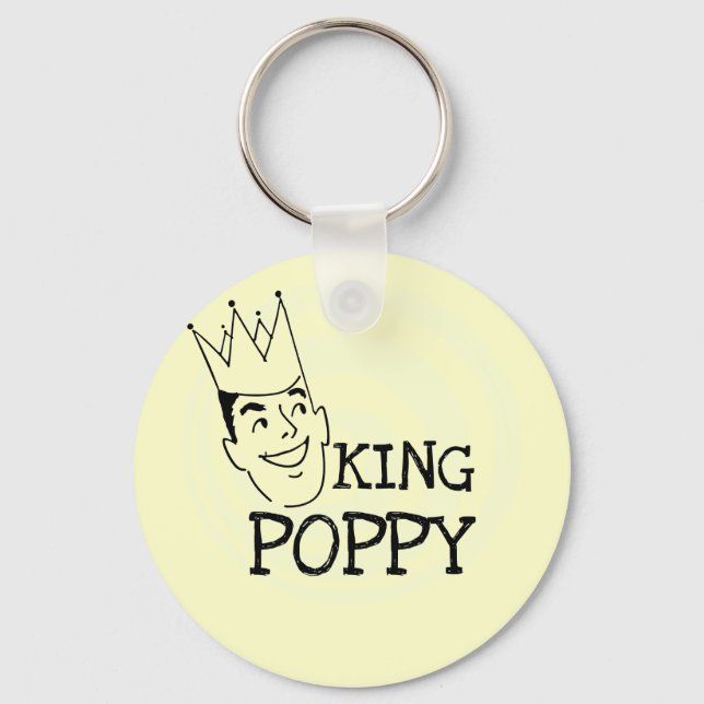 Chaveiro King Poppy T-shirts e Gifts (Frente)