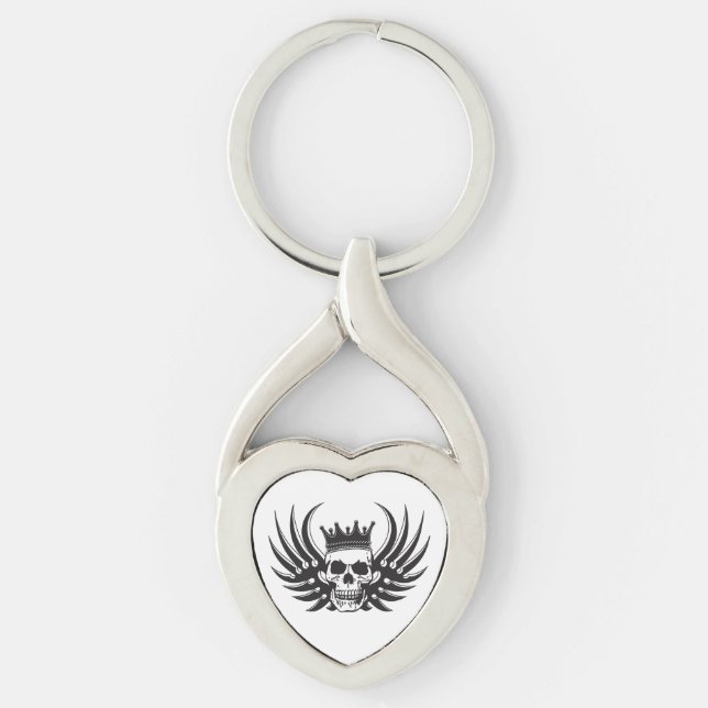 Chaveiro King Skull com Asas (Frente)