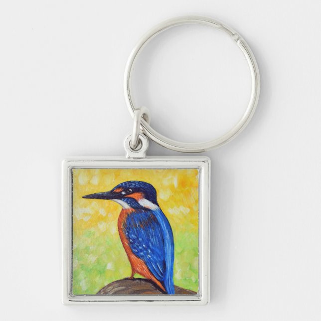 Chaveiro Kingfisher Painting (Frente)