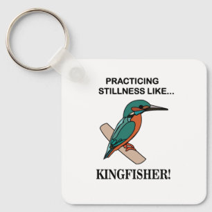 Chaveiro Kingfisher Praticando Estilidade Como Kingfisher