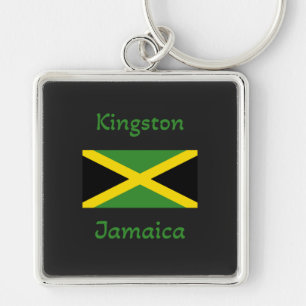 Chaveiro Kingston Jamaica - Bandeira jamaicana