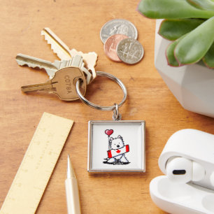 Chaveiro KiniArt Canadense Westie