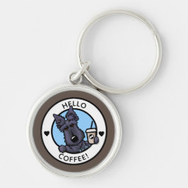 Chaveiro KiniArt Coffee Scottish Terrier