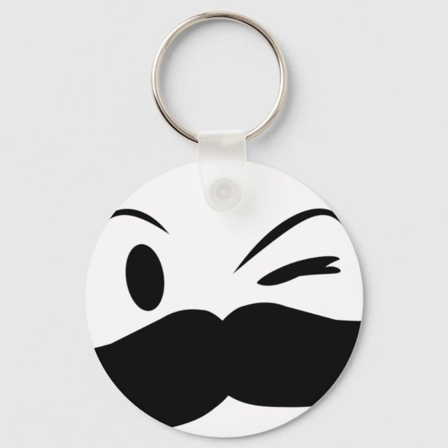Chaveiro Kinky Mustache (Frente)