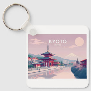 Chaveiro Kioto Japão Pastel Design Viagem