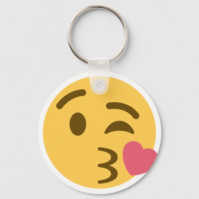 Chaveiro Kiss Emoji (Frente)