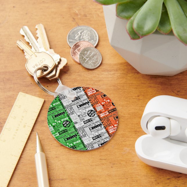 Chaveiro Kiss Me Irish Flag (Mesa)