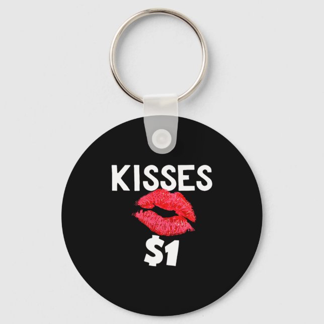 Chaveiro Kisses For Only One Dollar Valentine's Day Edition (Frente)
