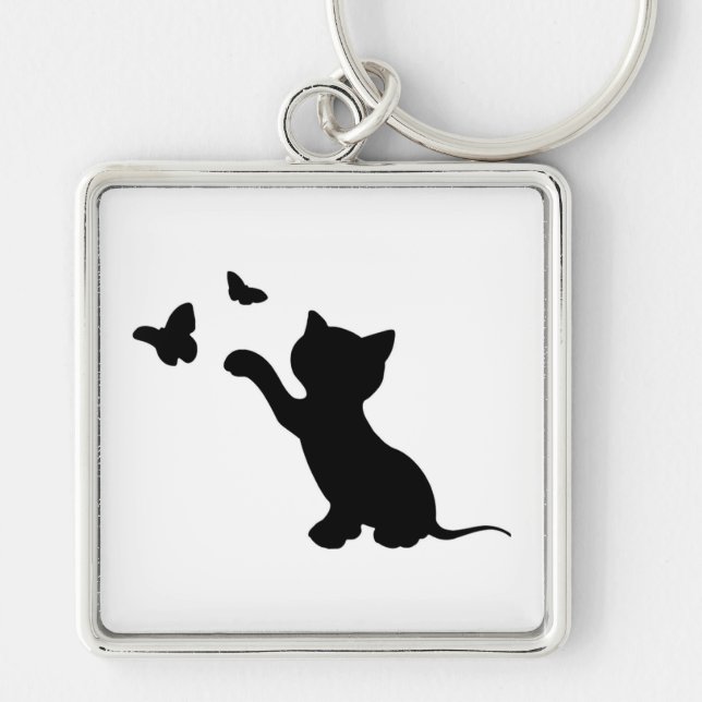 CHAVEIRO KITTEN BRINCANDO COM MANTEIGA (Frente)