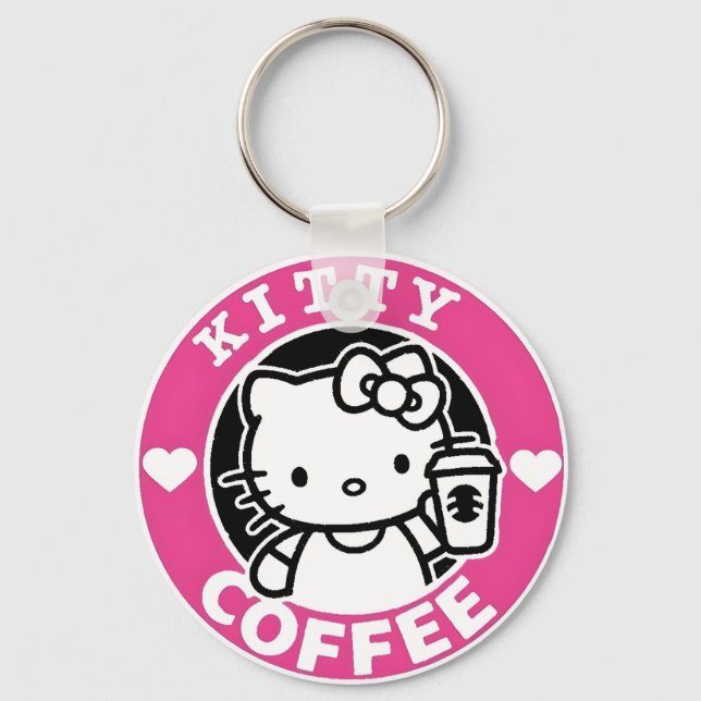 Chaveiro Kitty Coffee Logo (Frente)