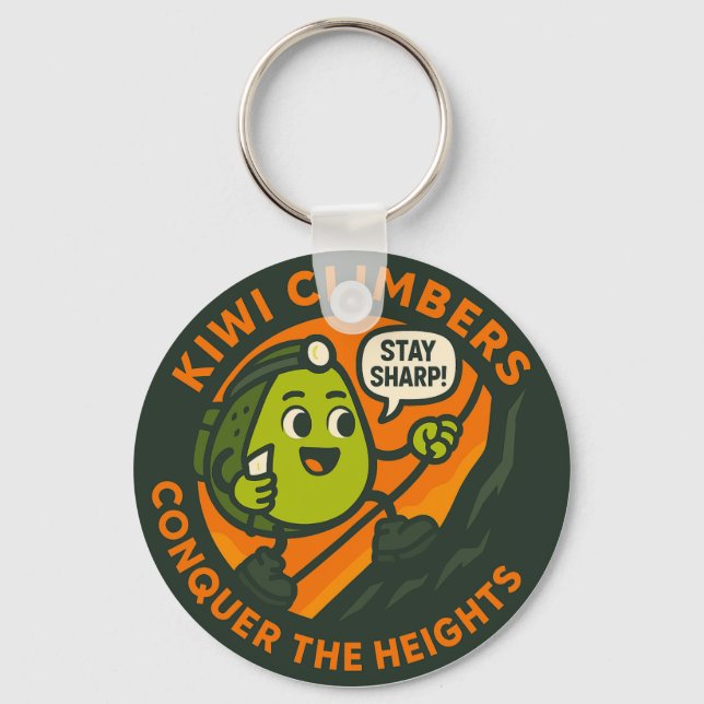 Chaveiro Kiwi Escaladores Conquistam as Alturas (Frente)