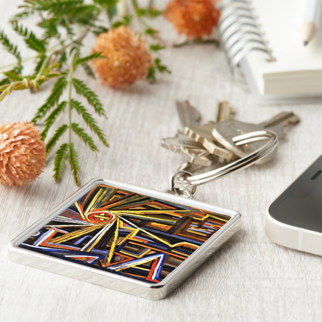 Chaveiro Klee - Radiação e Rotação, (Lateral)