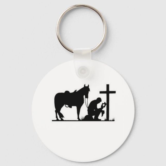 Chaveiro Kneeling Cowboy (Frente)