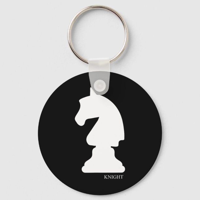 Chaveiro Knight Chess Piece Group Costume Chess Club Chess (Frente)