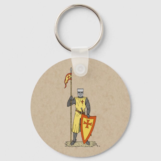 Chaveiro Knight Medieval Early 13 Century (Frente)
