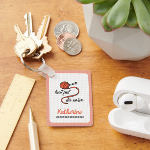 Chaveiro Knit Laranja Rápido, Morre Quente