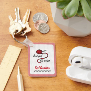 Chaveiro Knit Vermelho Rápido, Morre Quente