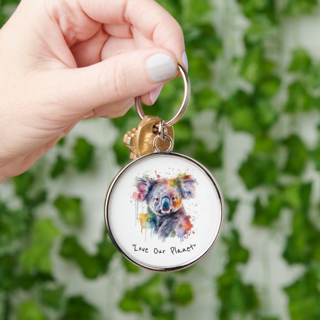 Chaveiro Koala Cuddles em Cor, personalizado (Mão)