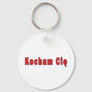 Chaveiro Kocham Cie - Eu te amo