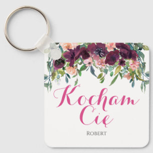 Chaveiro Kocham Cięi Amo-te no Dia de os namorados polonês